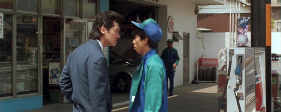 Recenzja filmu "Punkt zapalny" / "Boiling Point" (1990), reż. Takeshi Kitano