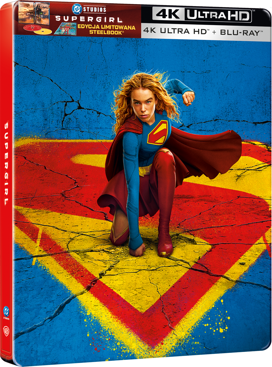 Supergirl - nowa bohaterka DC na BLU-RAY™, 4K UHD™ I 4K UHD™ STEELBOOK!